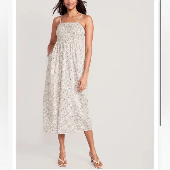 fit & flare printed cami dress for women Victoria Beckham Fitted Dress